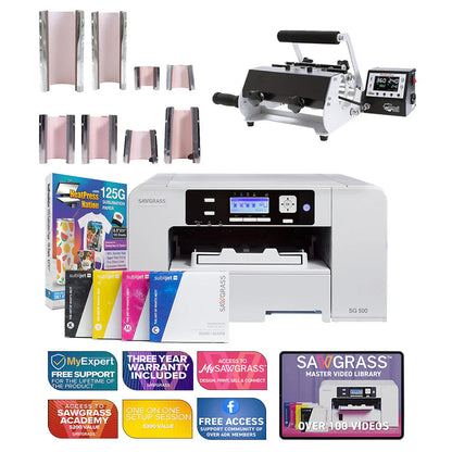 Virtuoso SG500 Sublijet Sublimation Printer with Signature Series 8-In-1 Mug Press