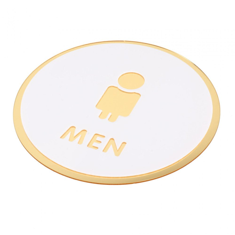 Bathroom Sign Bathroom Door Signage Toilet Sign for Shop Office Commercial Style D