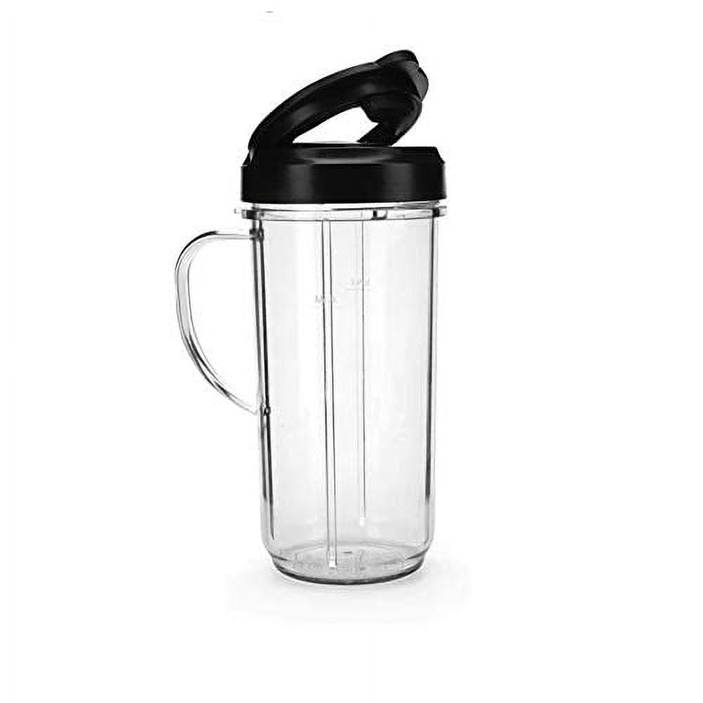 22 Ounce Travel Mug with Flip Top Lid, Black