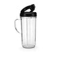 22 Ounce Travel Mug with Flip Top Lid, Black