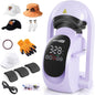 AKEYDIY 3-In-1 Auto Cap Heat Press Machine, Hat Heat Press with 3Pcs Replaceable Heating Pads, Automatic Release&Press Large Touchscreen Digital Control Panel, DIY Sublimation Caps T-Shirts Bags