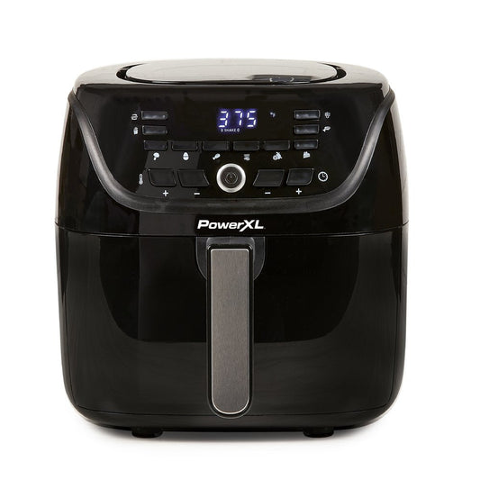 New POWER-XL 6-Qt Digital Vortex™ Air Fryer with 10 Quick-Touch Presets, Black, AF-E6001-L