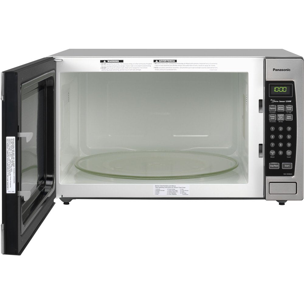 Genius Sensor 2.2 Cu. Ft. 1250W Countertop/Built-In Microwave Oven in Stainless Steel