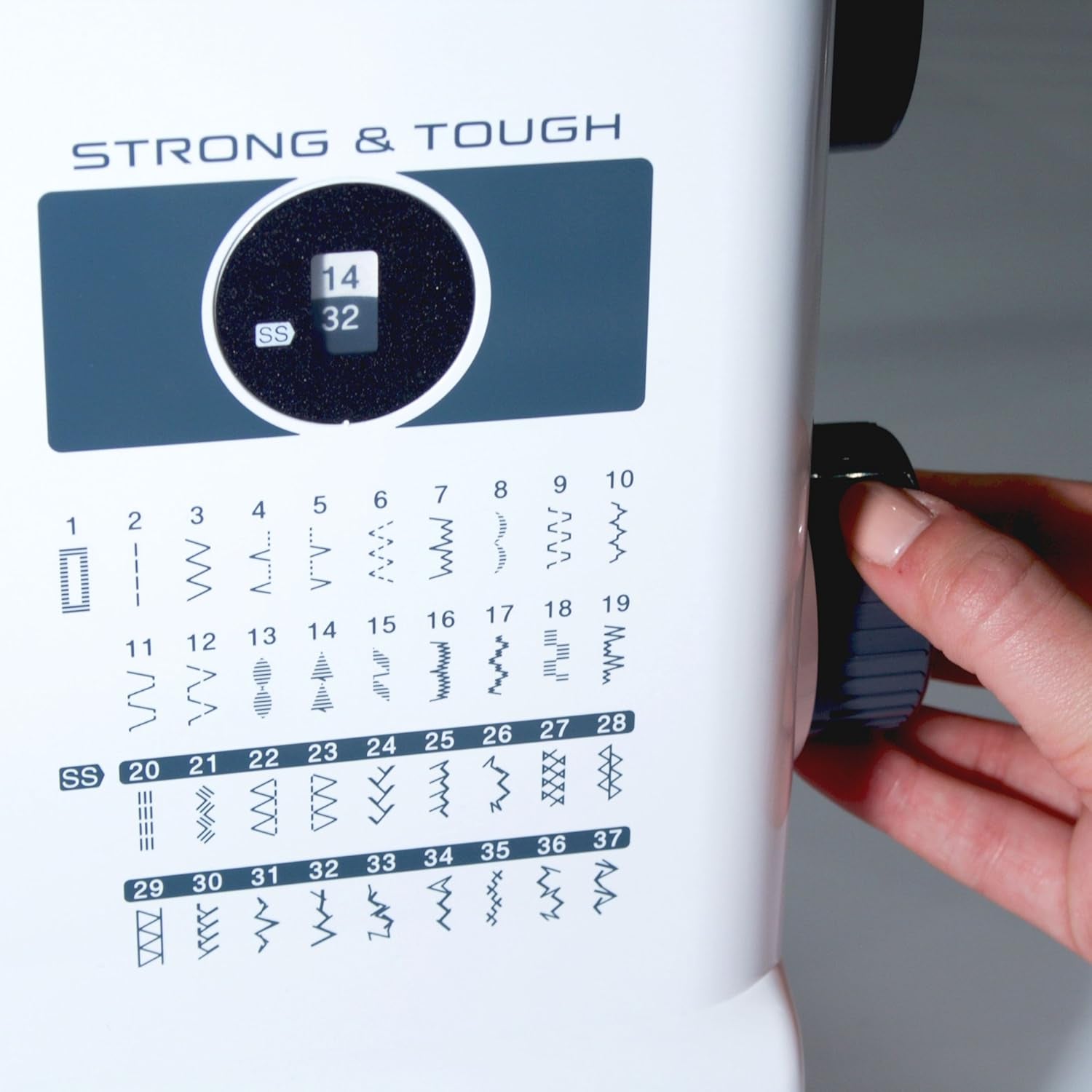 Brother ST371HD Sewing Machine, Strong & Tough, 37 Built-In Stitches, Free Arm Option, 6 Included Feet