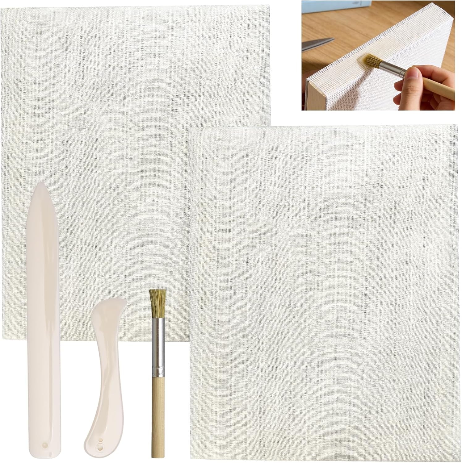 Book Binding Cloth, 2Pcs19.7X27.6 Inches Book Cloth for Book Making Bookbinding, Cloth Book Repair Cloth Material for Repairing Binding of Old Books