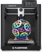 FLASHFORGE Adventurer 5M 3D Printer,600Mm/S Max Speed Core XY 3D Printers with Auto Leveling,280°C Direct Extruder,3S Quick Swap Nozzle,Dual-Sided PEI Platform,Diy AD5M Enclosure,For Kids,Beginners