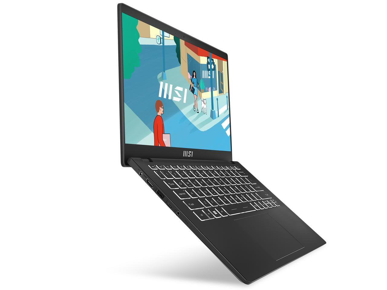 Modern 14 14" Ultra Thin and Light Laptop AMD Ryzen 7-7730U UMA 16GB 512GB Nvme SSD Win 11 Home, C7M-048US