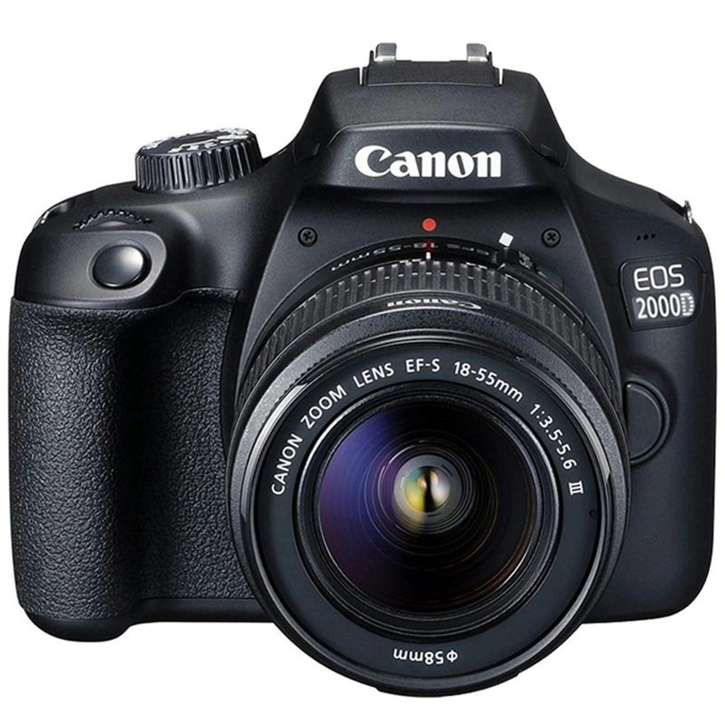 Canon EOS 2000D / Rebel T7 DSLR Camera with 18-55Mm Lens (International Model) Bundle with Filter, Bag & SDXC Memory Card