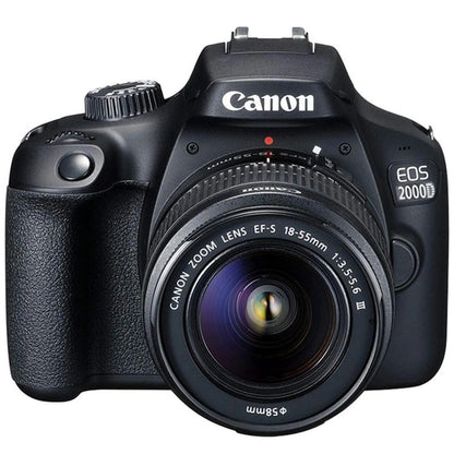 Canon EOS 2000D / Rebel T7 DSLR Camera with 18-55Mm Lens (International Model) Bundle with Filter, Bag & SDXC Memory Card