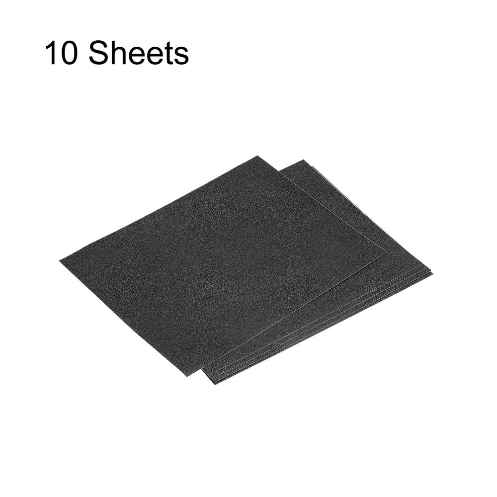 10 Sheets Glitter Cardstock Paper for DIY, 7.8 Inch X 11.8 Inch, Black, 80Gsm