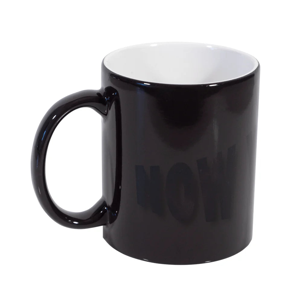 HPN ORCA Premium 11 Oz. Black Color Changing Sublimation Ceramic Mug - 36 per Case