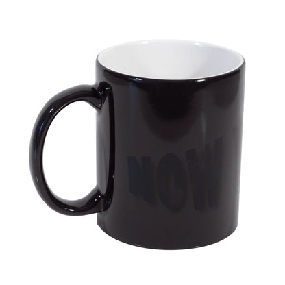 HPN ORCA Premium 11 Oz. Black Color Changing Sublimation Ceramic Mug - 36 per Case