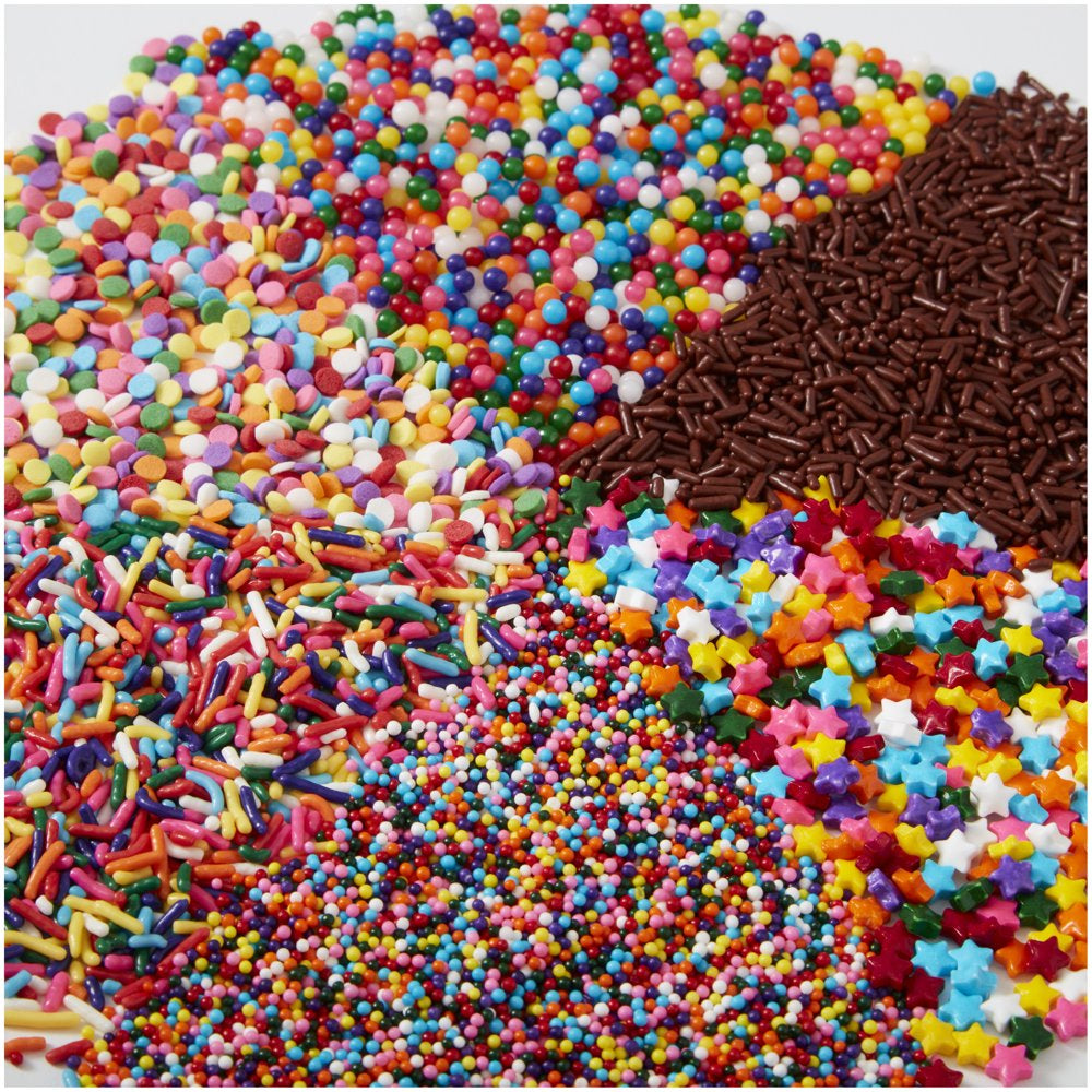 6-Cell Tutti Frutti Sprinkles Mix, 6.38 Oz.
