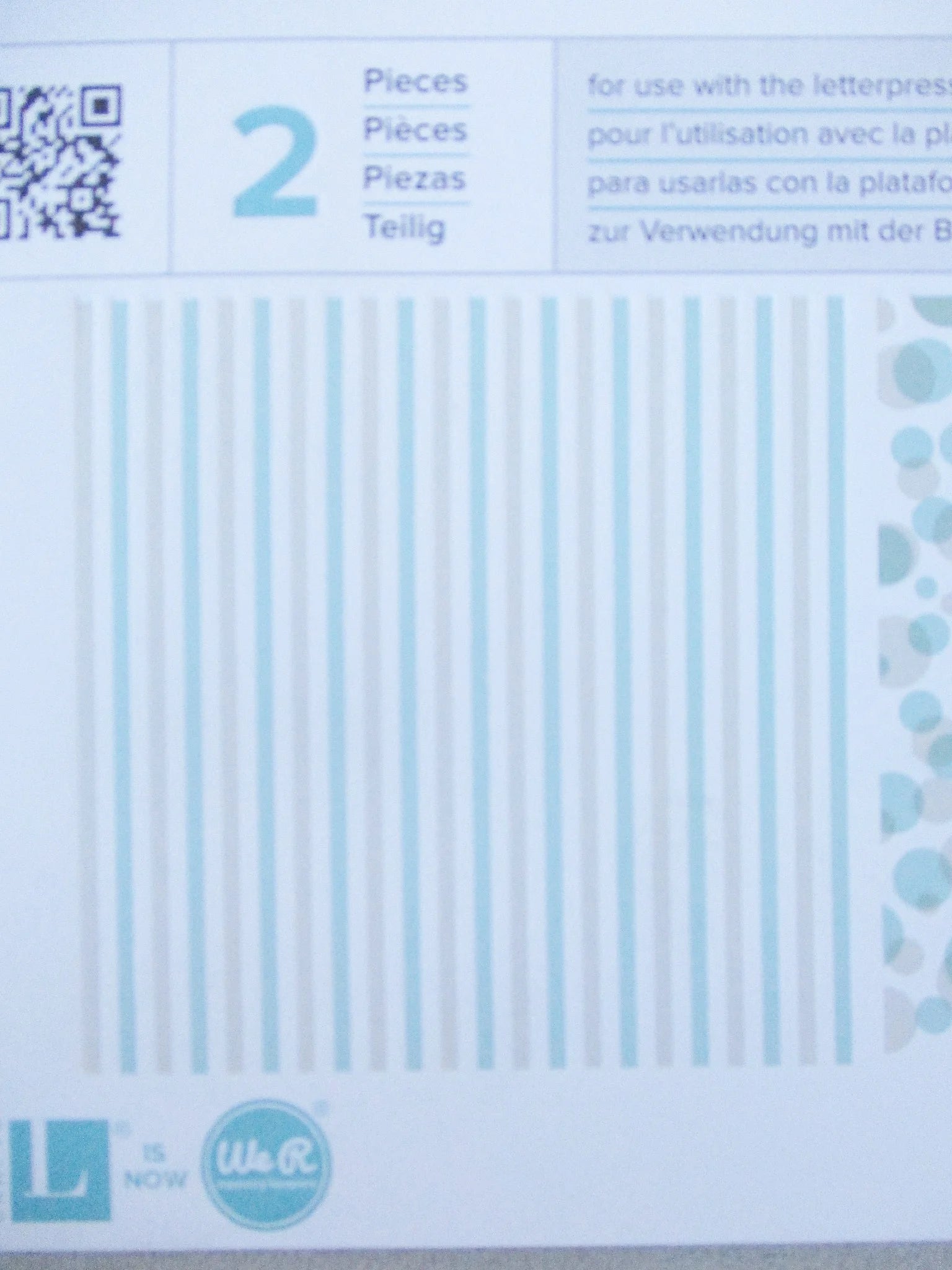 Printing Plate Letter Press Dots