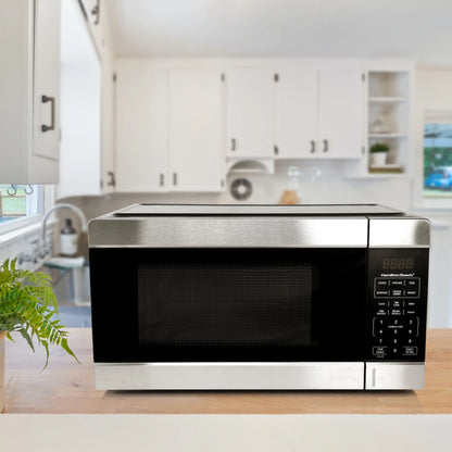 1.1 Cu. Ft. 1000 Watt Countertop Microwave Oven in Black