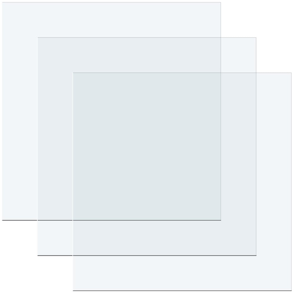 Mold Press Plastic Sheets 6/Pkg-Clear