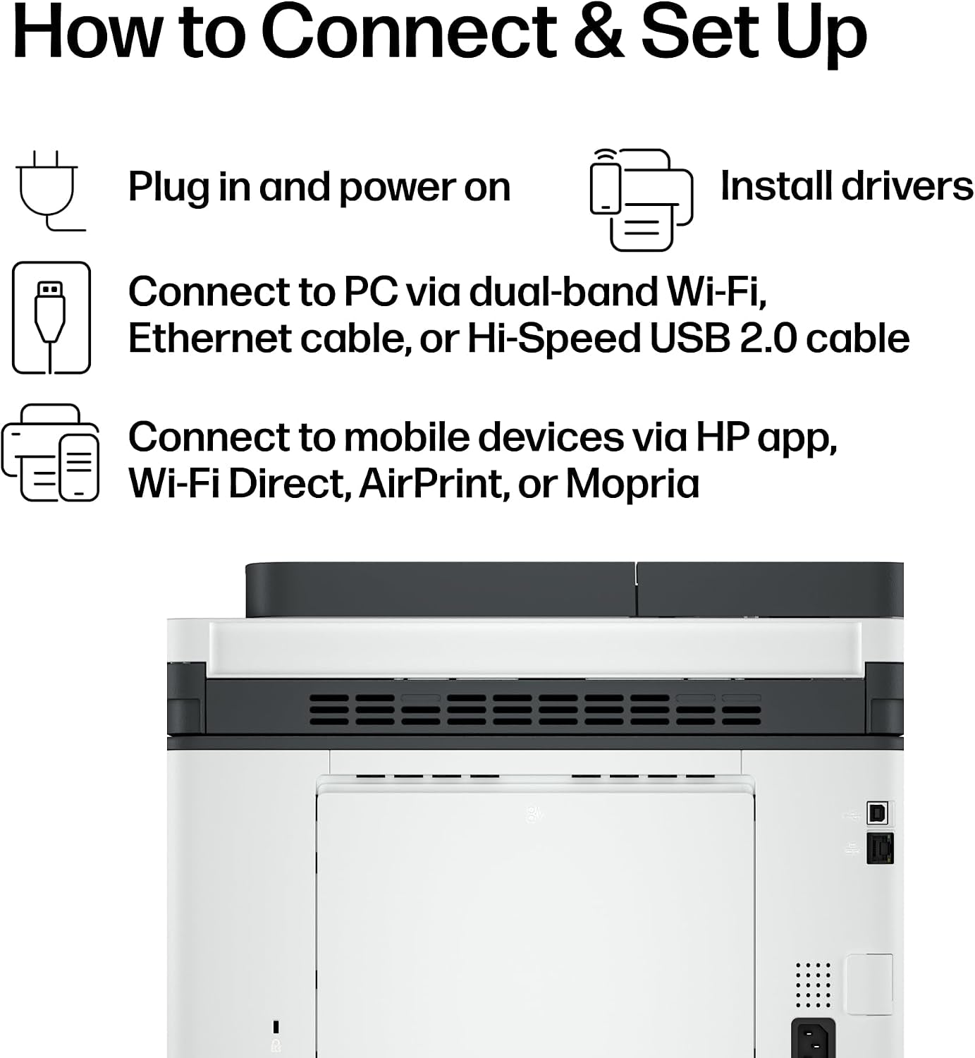 HP Laserjet Pro MFP 3101Sdw Wireless Black and White All-In-One Laser Printer, Office Printer, Duplex, Best-For-Small Teams (9D2X4F)