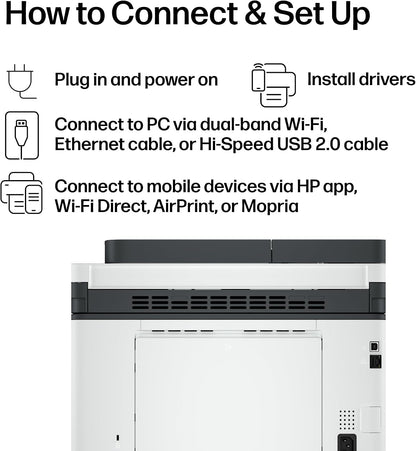 HP Laserjet Pro MFP 3101Sdw Wireless Black and White All-In-One Laser Printer, Office Printer, Duplex, Best-For-Small Teams (9D2X4F)
