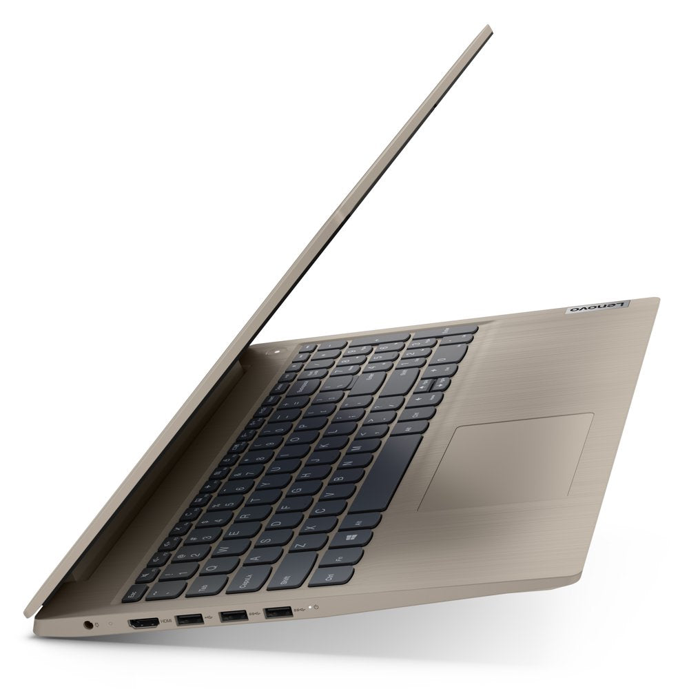 Ideapad 3 15.6" PC Laptop, Intel Core I3-1005G1, 4GB RAM, 128GB SSD, Windows 10, Almond, 81WE0016US