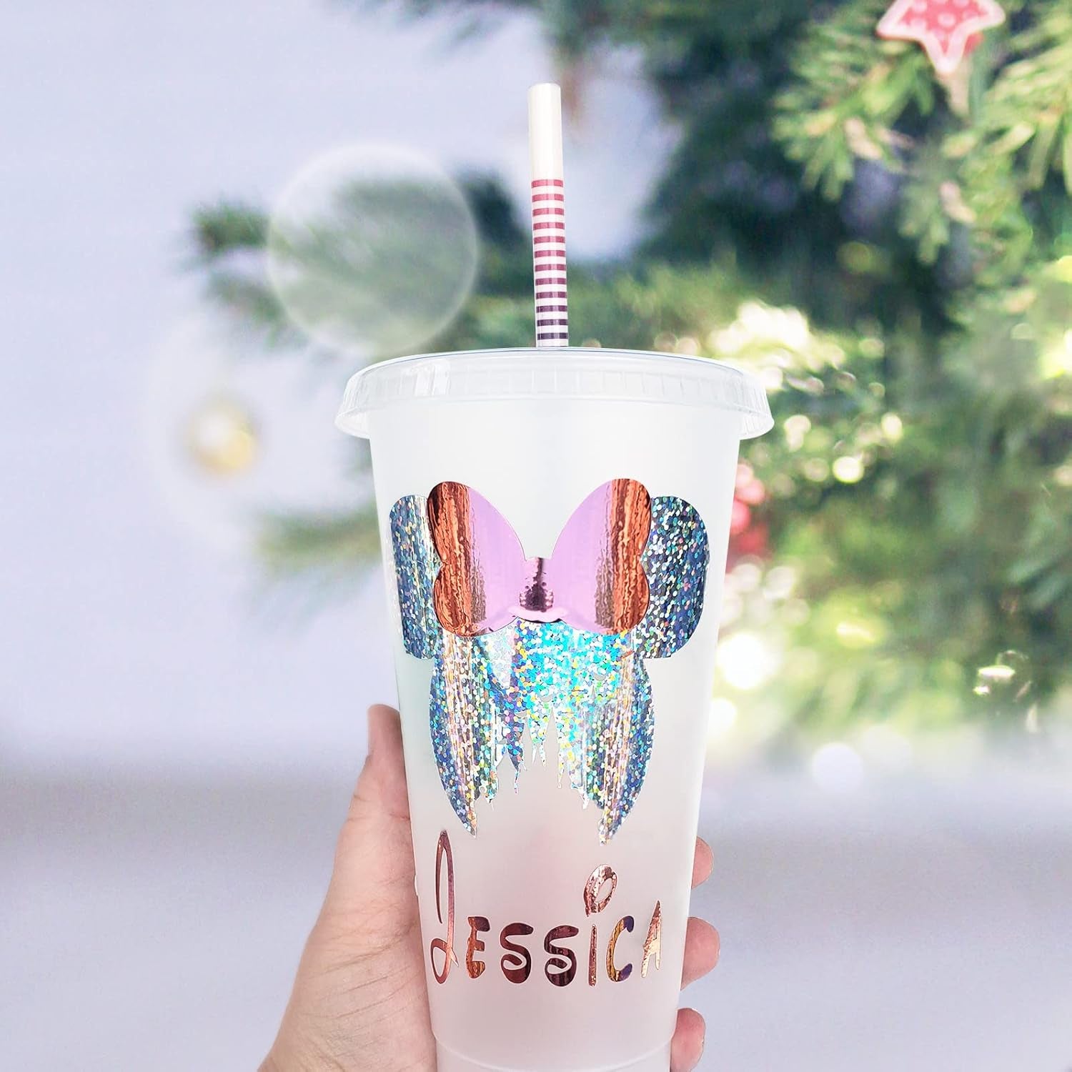 Sparkle Holographic Silver Vinyl Glitter Permanent Chrome Adhesive Vinyl 1Ft X 5Ft