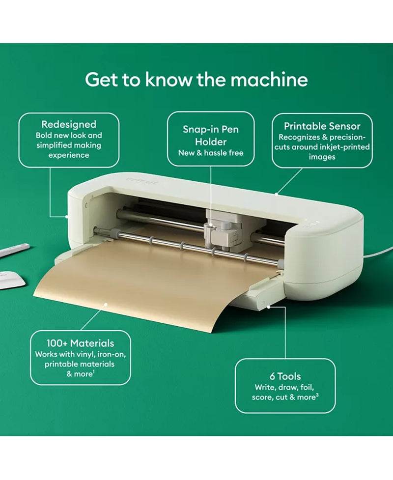 Explore 5 Machine Bundle with Easypress 9X9, Smart Vinyl and Smart Iron-On Sheets and 100+ Project Design Ebook