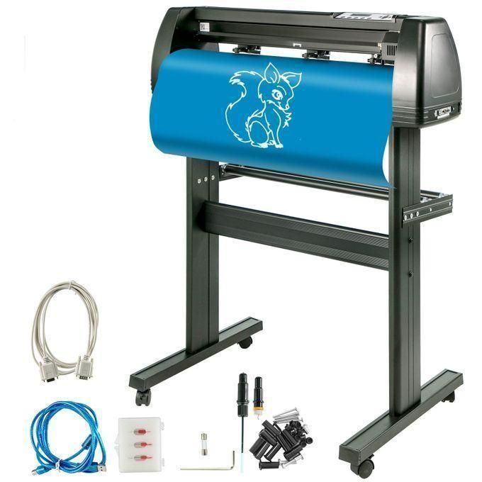 T-Shirt Printing Machine Bundle – 8 in 1 Heat Press & 2 Feet Plotter Vinyl Cutter Business Bundle
