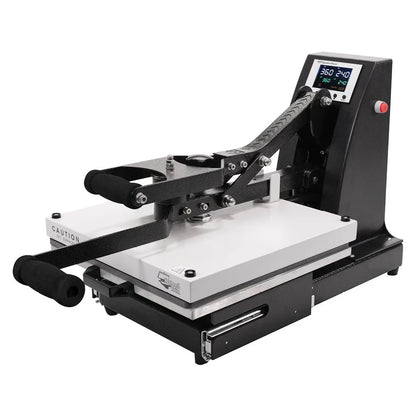 15" X 15" Auto-Open Slide-Out Clamshell Heat Press