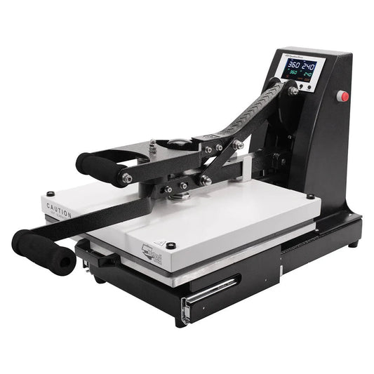 15" X 15" Auto-Open Slide-Out Clamshell Heat Press