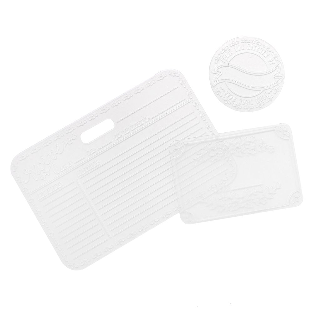 WE-R 11 Piece Home Made Themed Letterpress Plates (Available in a Pack of 6)