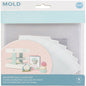 Mold Press Plastic Sheets 6/Pkg-Clear