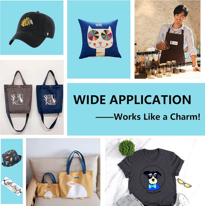 Sublimation HTV for Dark Fabric/Light Fabric - Glossy Sublimation Vinyl 12" X 5FT - Sublimation Blanks for Sublimation Shirts/Bag/Hat/Pillow