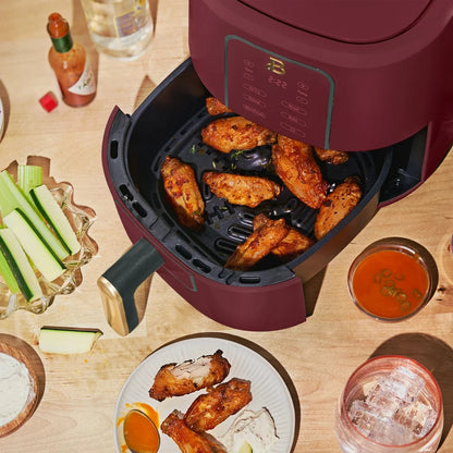 3 Qt Air Fryer with Turbocrisp Technology, Limited Edition Merlot by Drew Barrymore