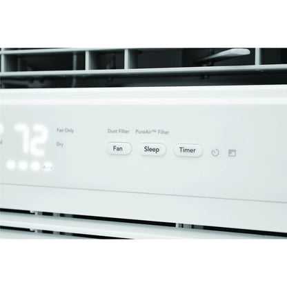 12,000 BTU Smart Window Air Conditioner with Wi-Fi and Remote in White
