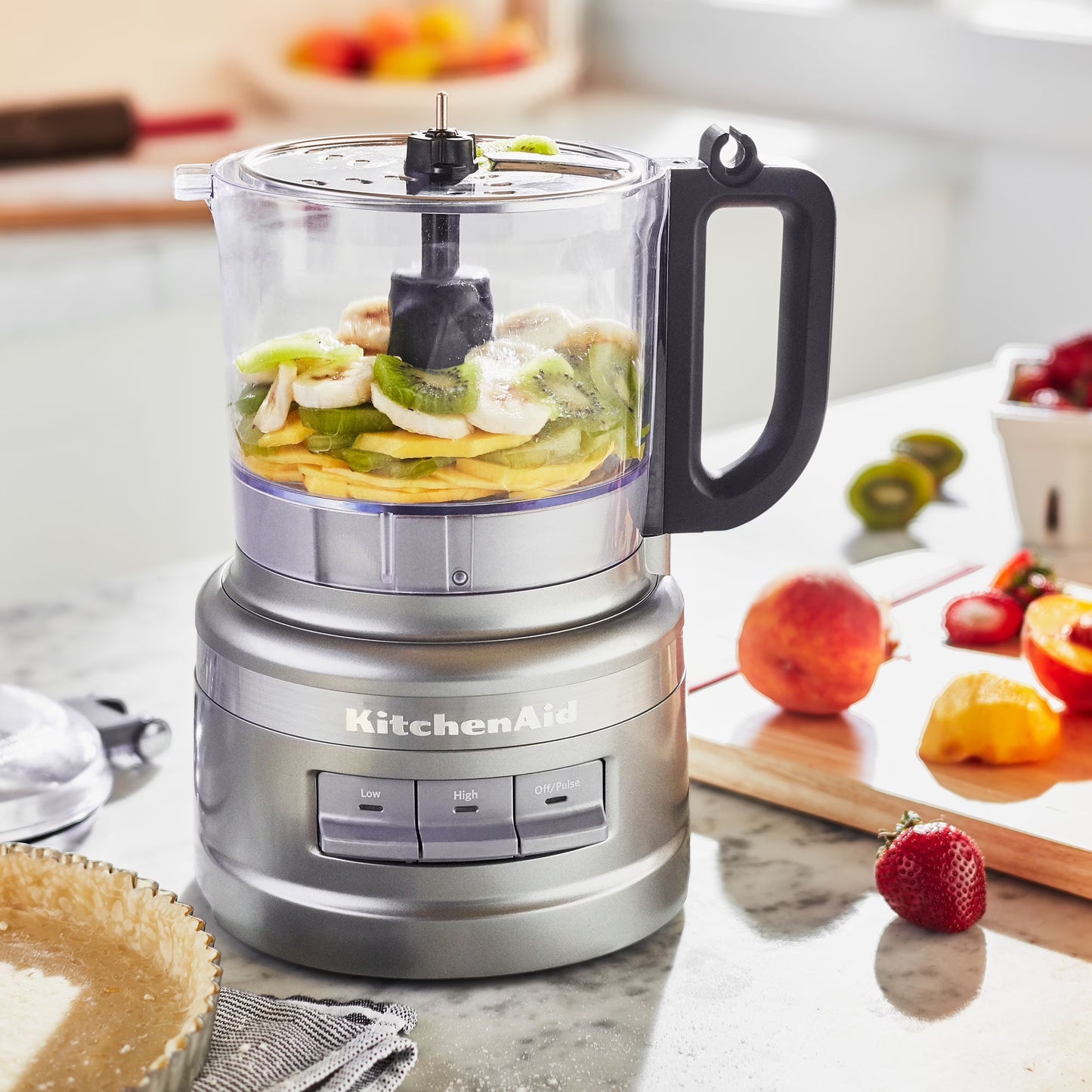 ® 7 Cup Food Processor, Contour Silver, KFP0718