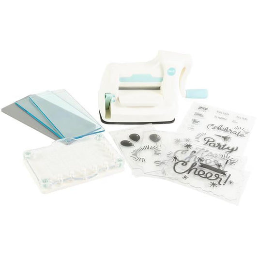 We R Memory Keepers WR636107 Mini Evolution Die Cut Machine & Stamping Kit