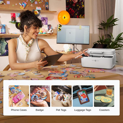 Phone Cases Heat Press - 3D Vacuum Heat Press with Is Software, Auto Temperature Control. Includes 2 Adjustable Phone Fixture(Compatible with Iphone & Android)