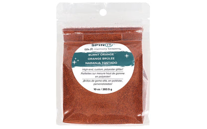 Spin It Extra Fine Glitter 10Oz-Burnt Orange