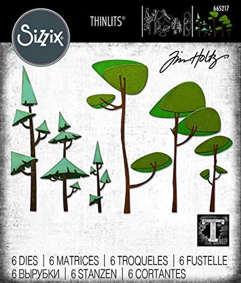 Funky Trees Thinlits Dies by Tim Holtz -