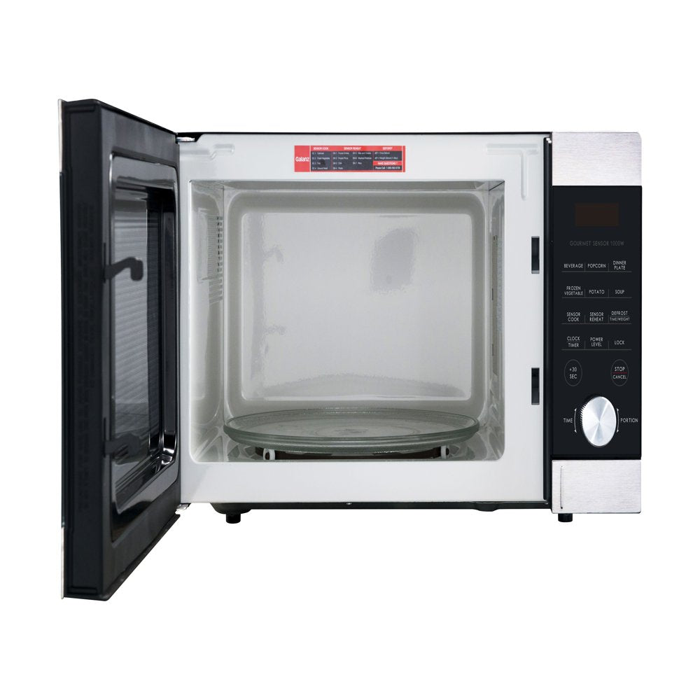 Express Wave 1.1 Cu. Ft. Sensor Cook Countertop Microwave Oven, 1000 Watts, Stainless Steel, New