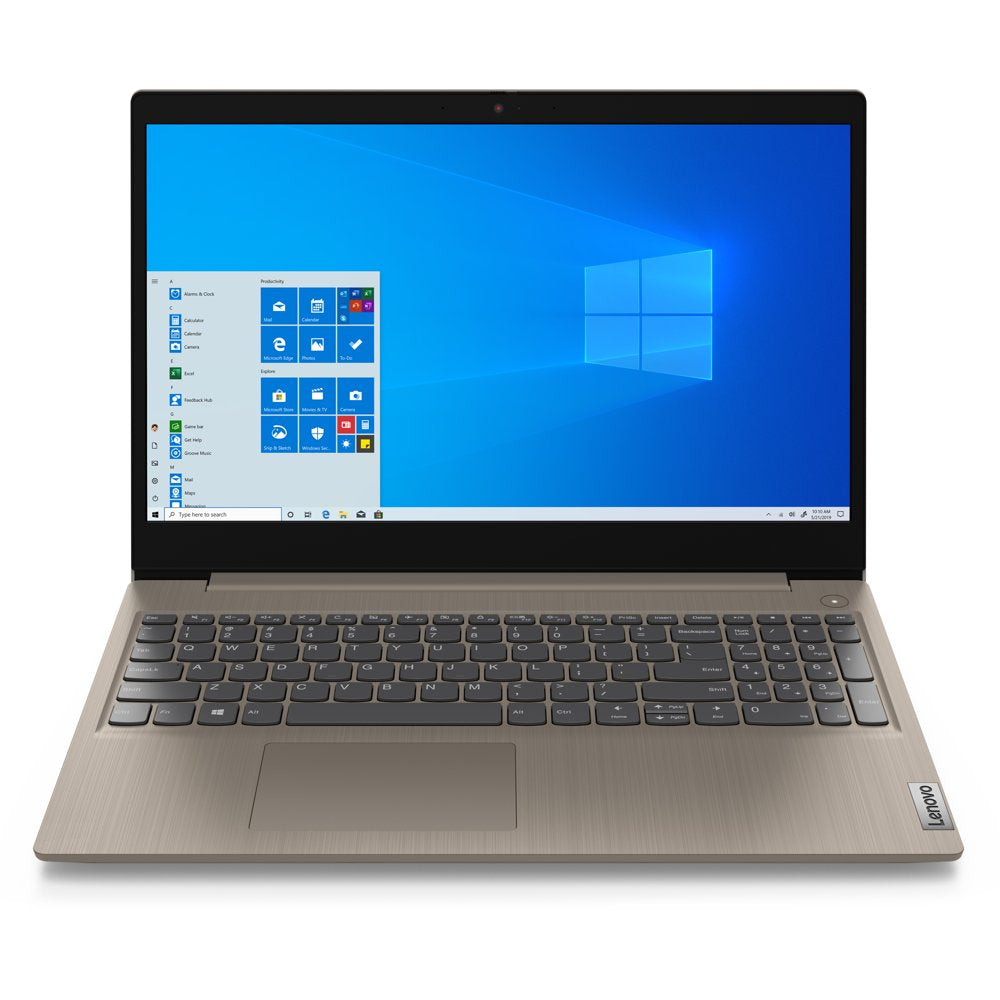 Ideapad 3 15.6" PC Laptop, Intel Core I3-1005G1, 4GB RAM, 128GB SSD, Windows 10, Almond, 81WE0016US