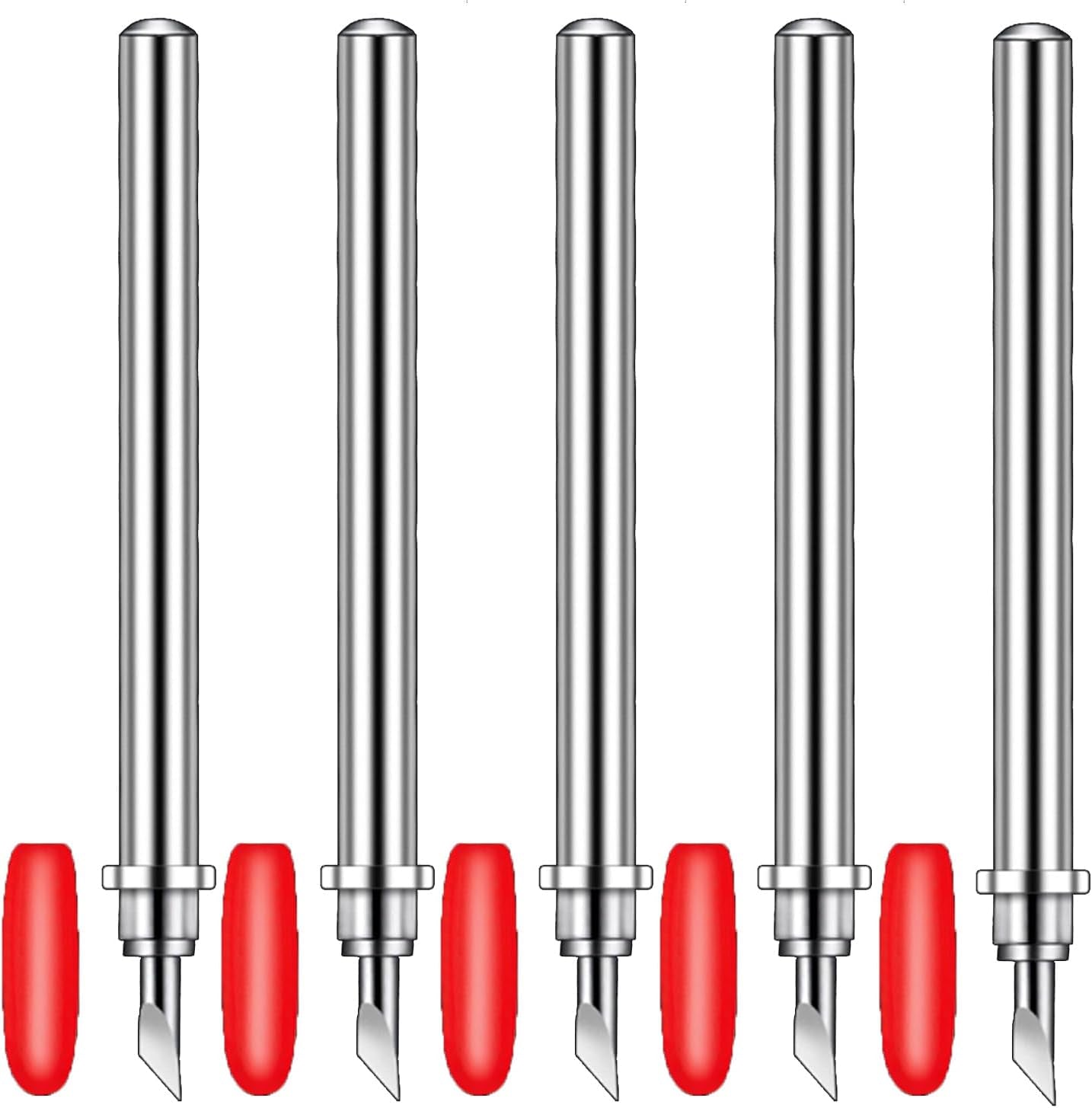 5 Pack Auto Blade CADXBLD1 for Brother Scanncut Dx,Using Higher Strength Tungsten Steel Material