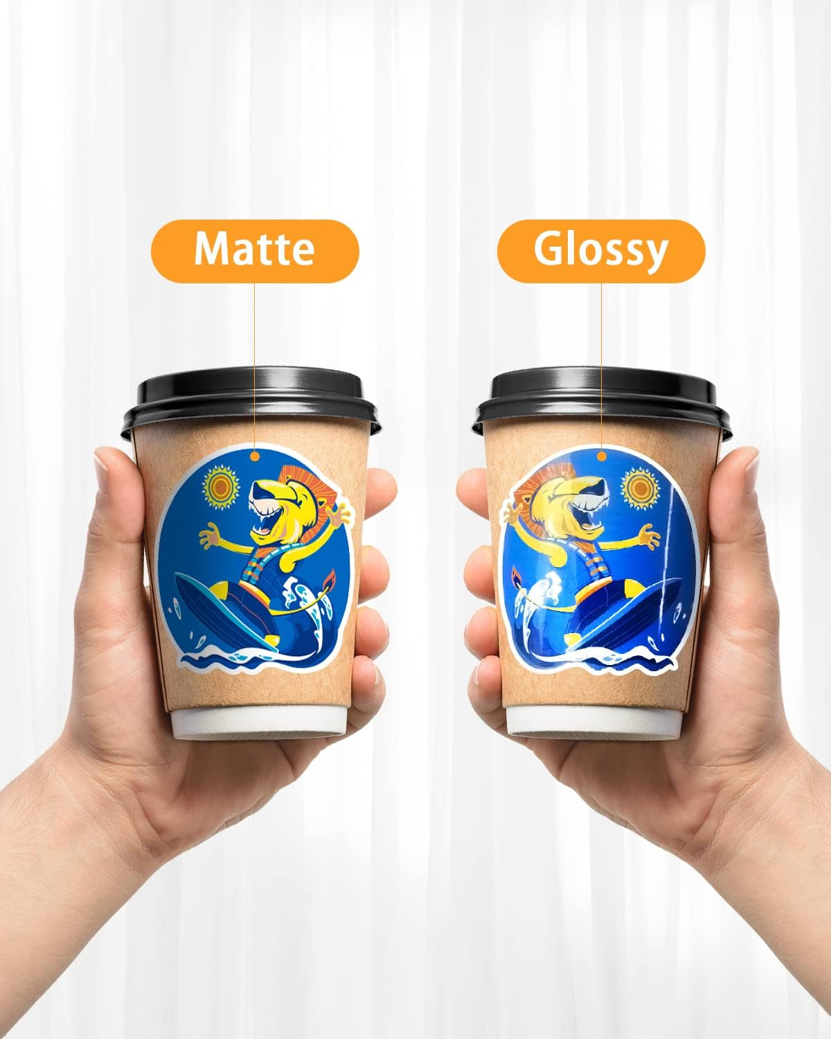 Lzerking Premium Printable Vinyl for Inkjet Printer Sticker Papers 200 Matte 8.5’’X11’’ Waterproof White Lables Decal Paper for Cricut