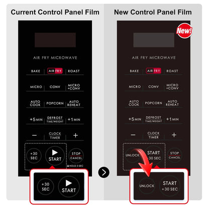 0.9 Cu Ft Air Fry Countertop Microwave, 900 Watts, Stainless Steel, New