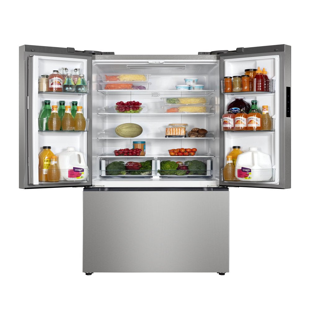 , 17.7 Cu. Ft. French Door Refrigerator, Platinum Silver, HZ0771