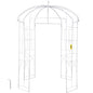 Birdcage Shape Gazebo Pergola 9' X 6.6' for Wedding Outdoor Garden, White