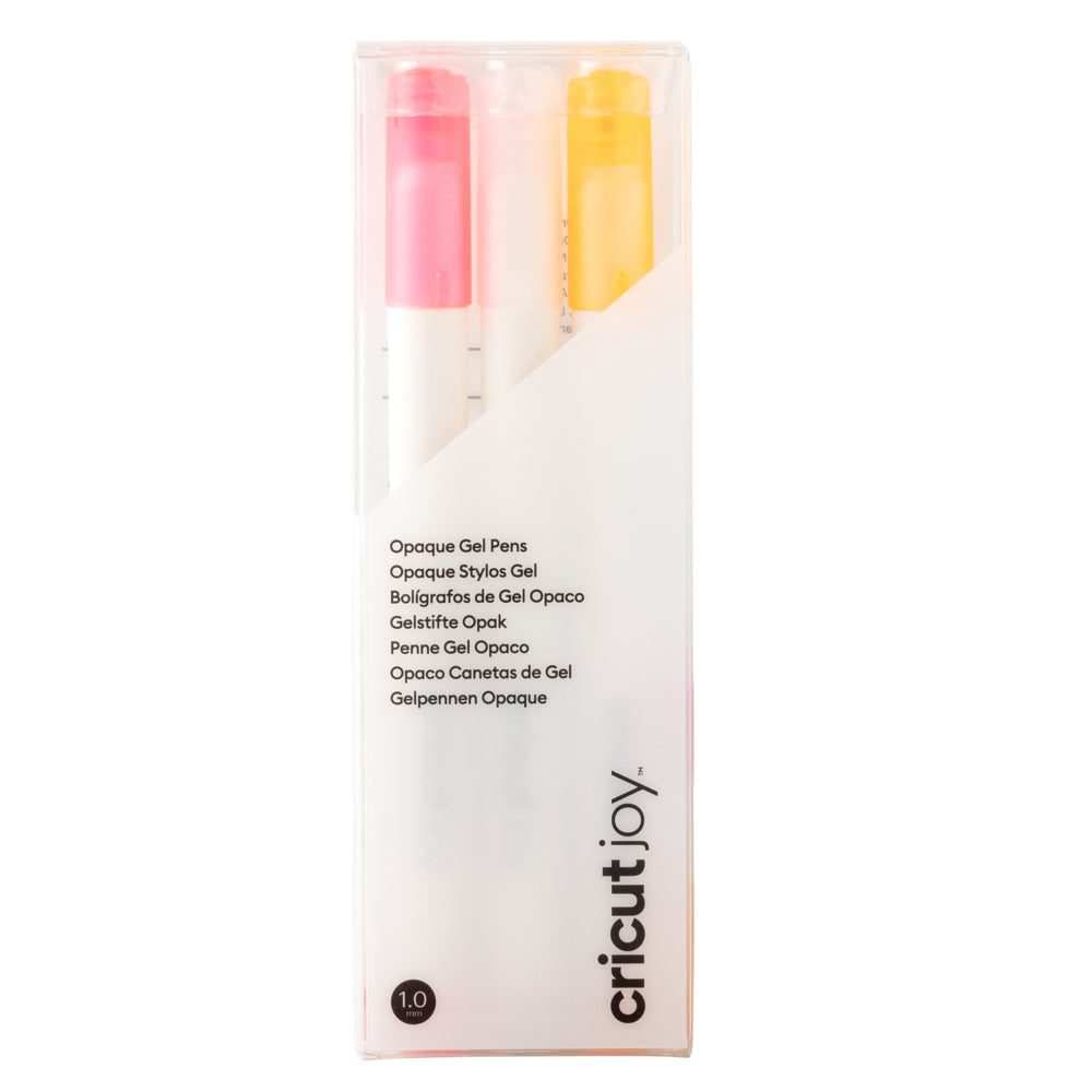 Joy™ Opaque Gel Pens 1.0 Mm, Pink/White/Orange (3 Ct), Medium Point