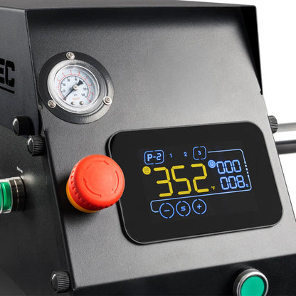 16" X 20" Double Station Pneumatic Heat Press with Platens