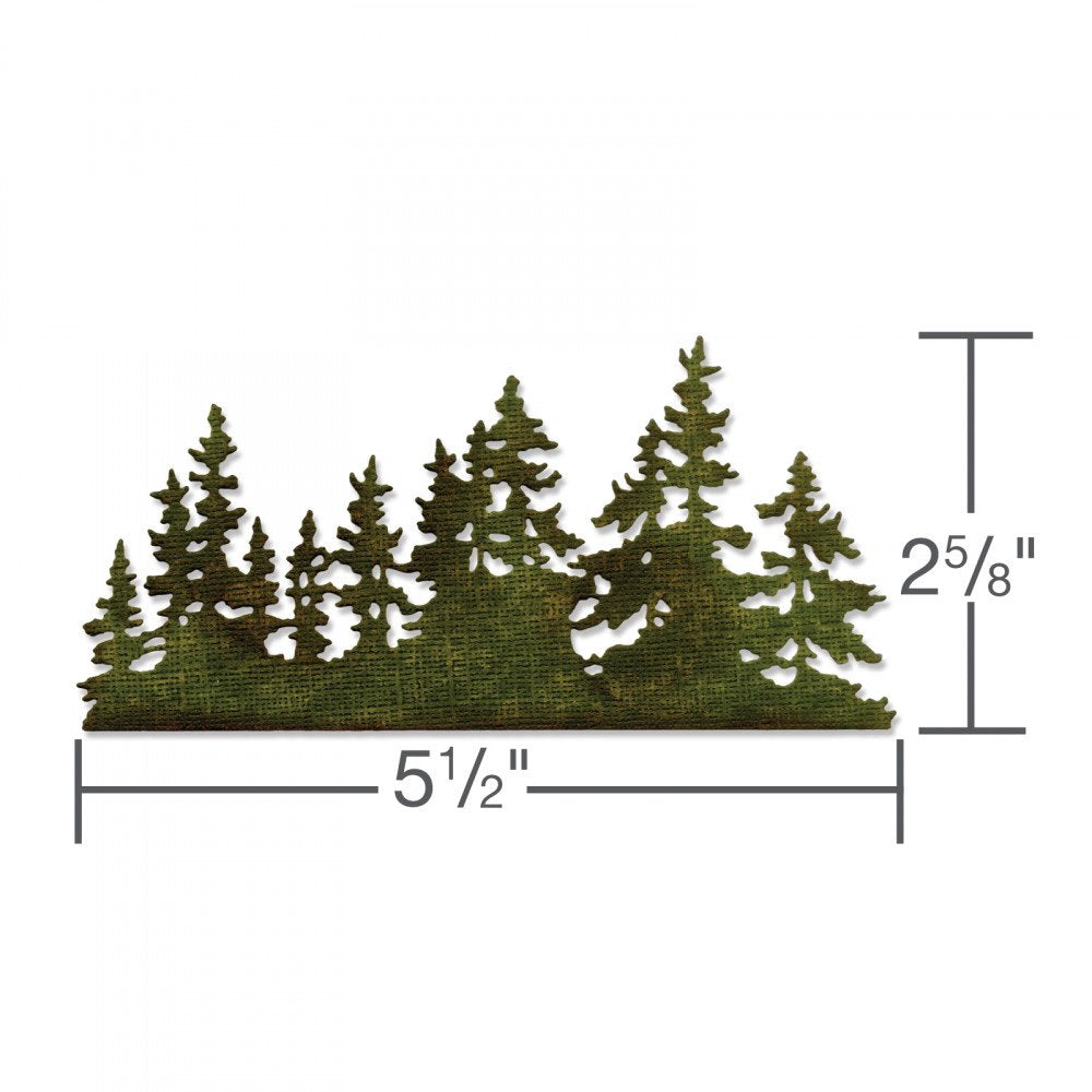 Tree Line Thinlits Dies by Tim Holtz