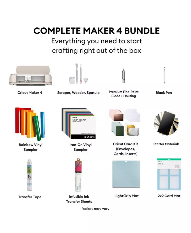 Maker 4 Craft Cutting Machine with Ultimate Card Making Bundle