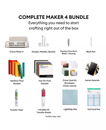 Maker 4 Craft Cutting Machine with Ultimate Card Making Bundle